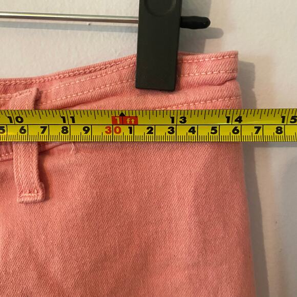 Pistola Women's size 29 Pink Flamingo Penny Wide Leg Cropped Jeans Frayed - Picture 9 of 14
